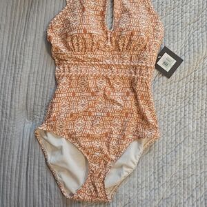 Ellen Tracy Keyhole Swimsuit